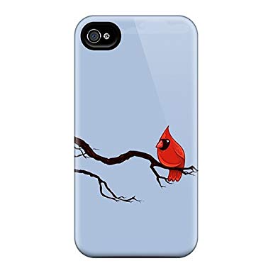 385x385 Premium Tpu Cardinal Bird Vector Art Cover Skin For Iphone