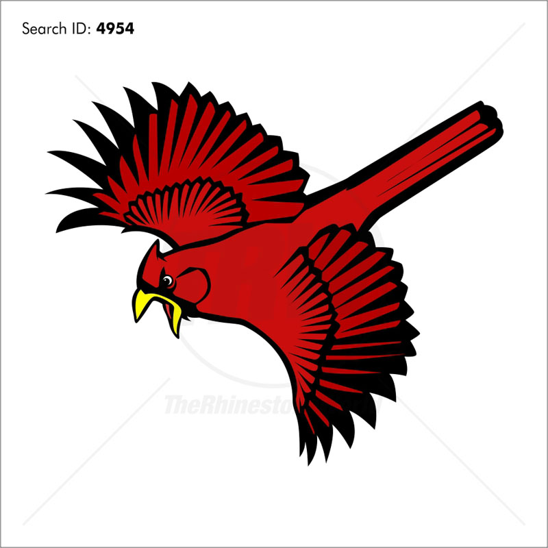 800x800 Cardinal Vector Mascot