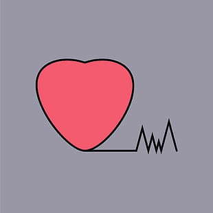310x310 Flat Icon Design Collection Heart With Cardio Vector