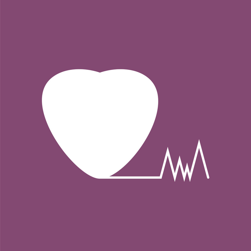 1000x1000 Icon Heart With Cardio Vector Free Graphics Uihere