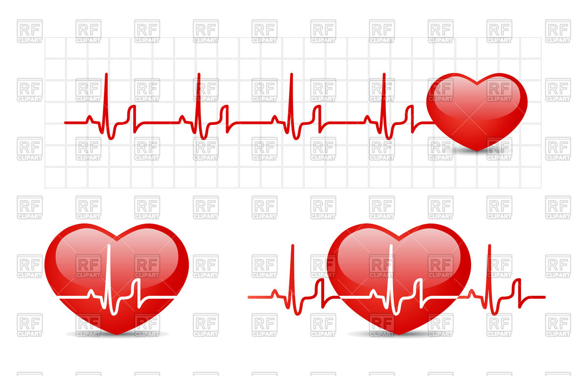1200x768 Cardiogram With Heart Vector Image Of Healthcare, Medical