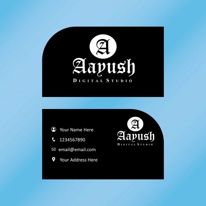 665x665 Digital Studio New Design With A Logo New Business Card