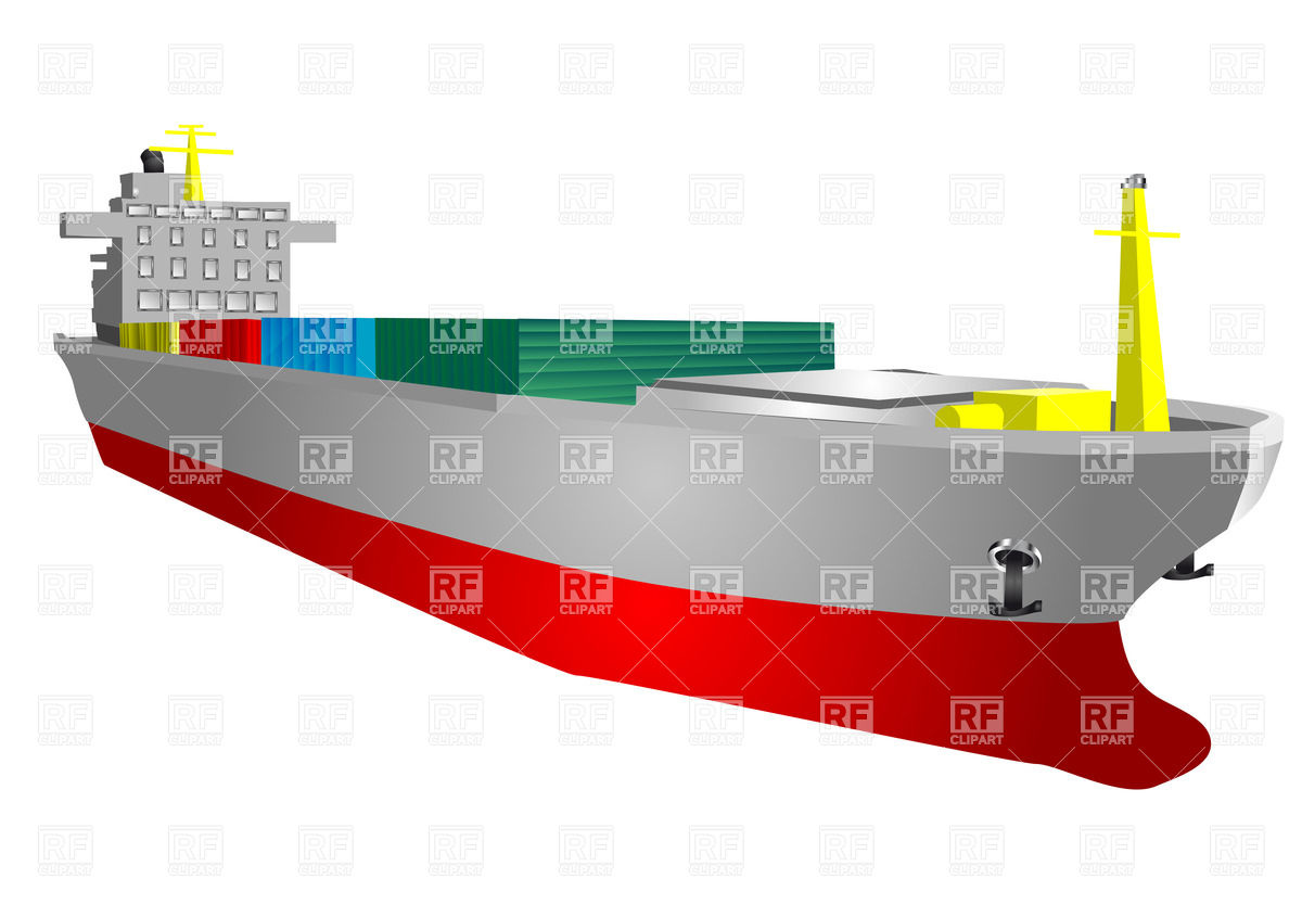 1200x845 Cargo Ship With Containers