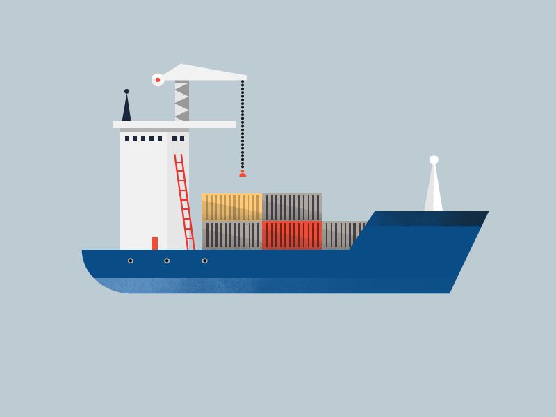 800x600 Cargo Ship Illustration In Boat Illustration, Ship