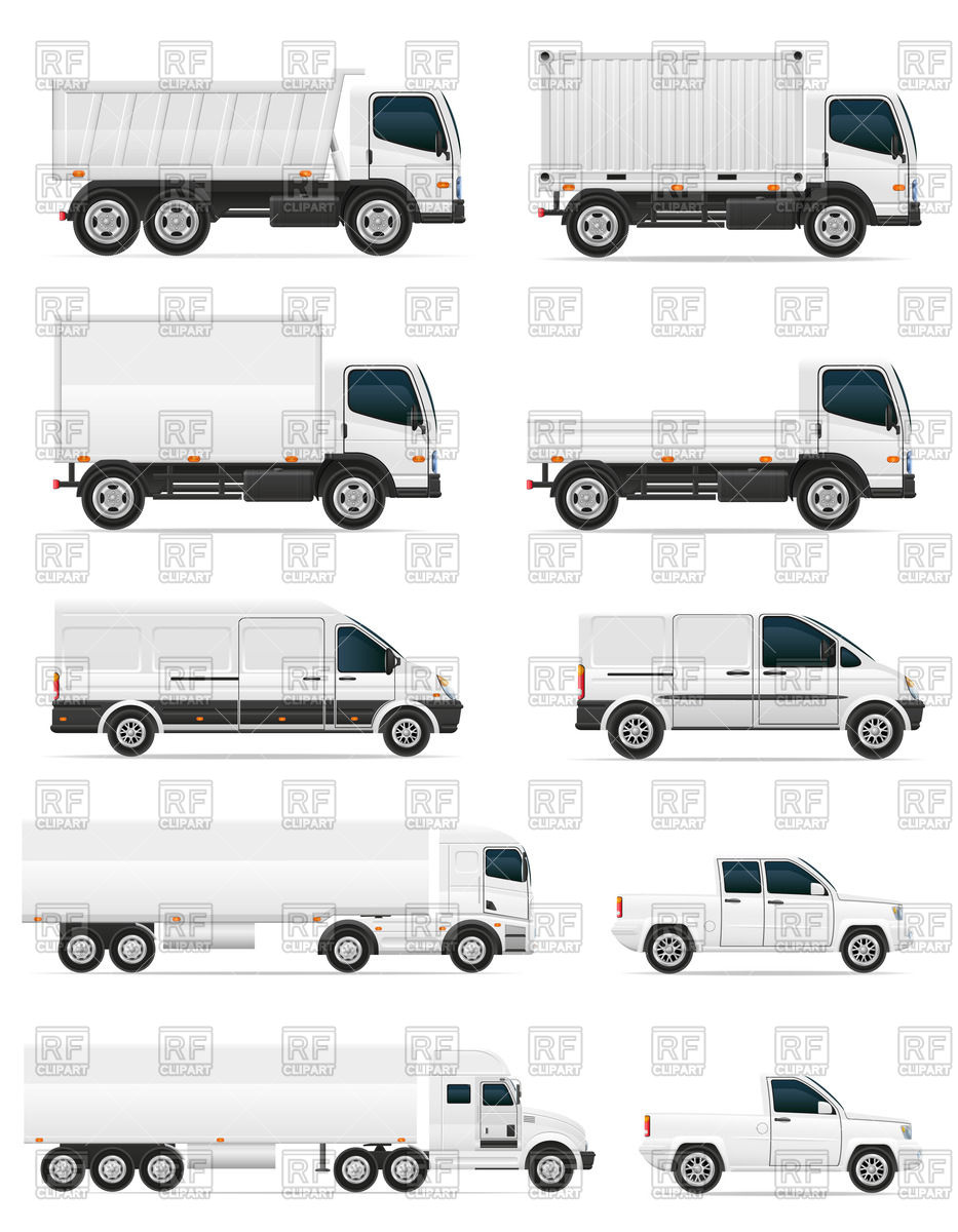 933x1200 Set Of Cars And Truck For Transportation Cargo Vector Image