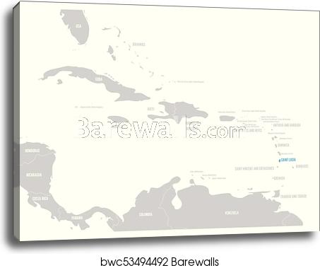 Bahamas Blue Marked In The Map Of Caribbean Vector Illustration 453x379 Bahamas Blue Marked In The Map Of Caribbean Vector Illustration