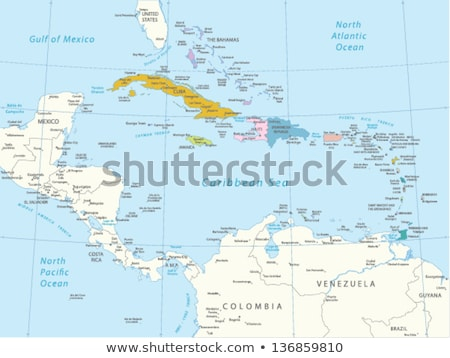 Caribbean Highly Detailed Map Elements Separated 450x358 Caribbean Highly Detailed Map Elements Separated