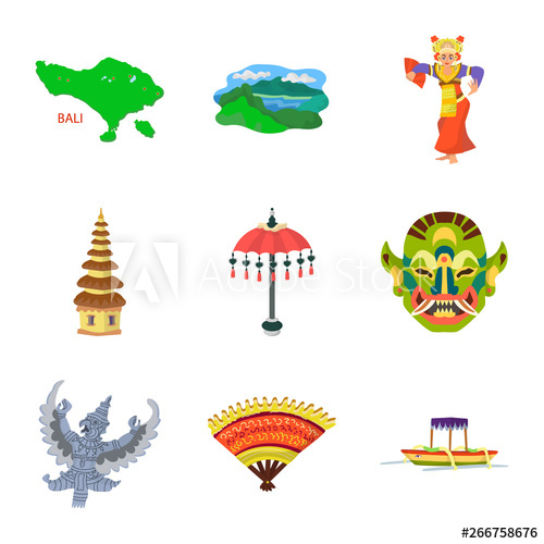 Isolated Object Of Bali And Indonesia Icon Set Of Bali 500x500 Isolated Object Of Bali And Indonesia Icon Set Of Bali