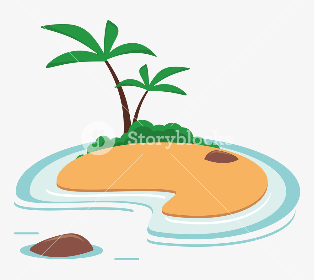 Island Caribbean Vacation Sea Palm Vector Illustration 1000x892 Island Caribbean Vacation Sea Palm Vector Illustration