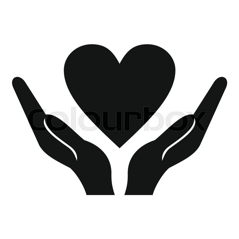 800x800 Hand Heart Icon