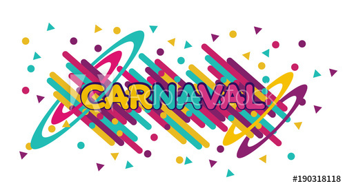 500x270 Carnaval Modern Background Vector Portuguese Language Carnival