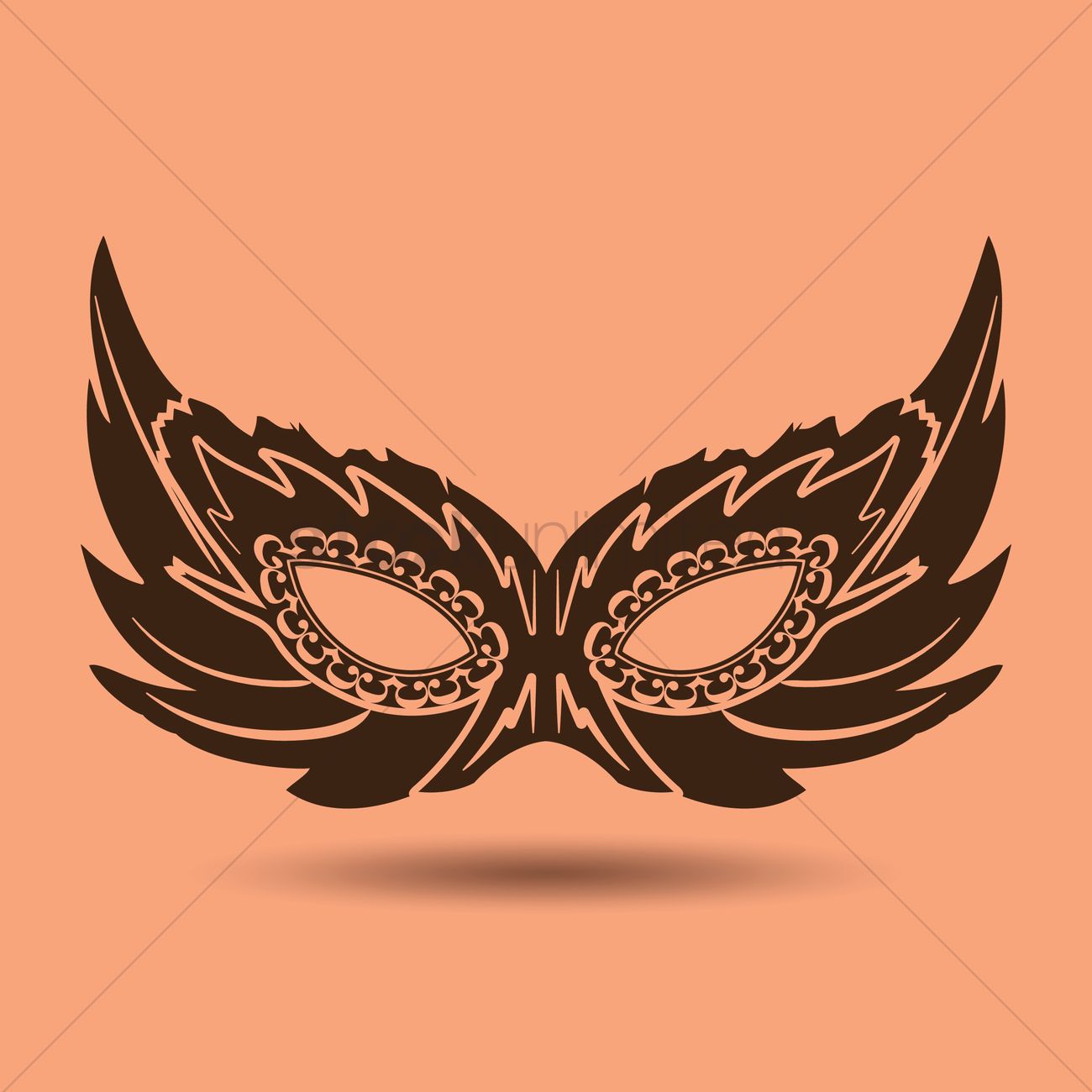 1300x1300 Carnival Mask Vector Image
