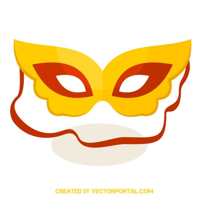 660x660 Carnival Mask Vector Image