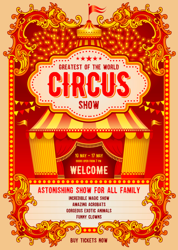 600x840 Red Carnival Poster Template Vector Free Download