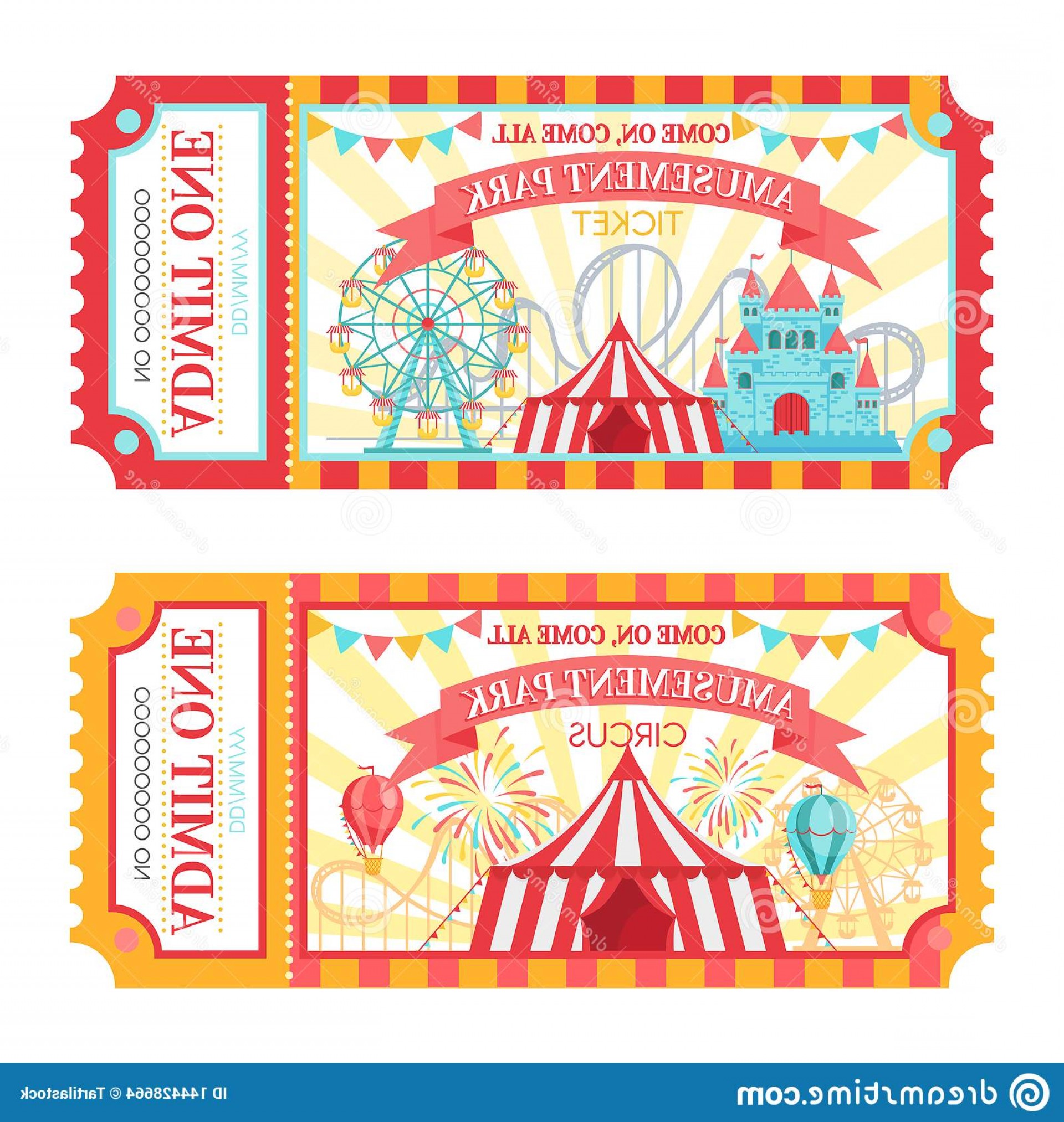 Carnival Ticket Vector at Collection of Carnival