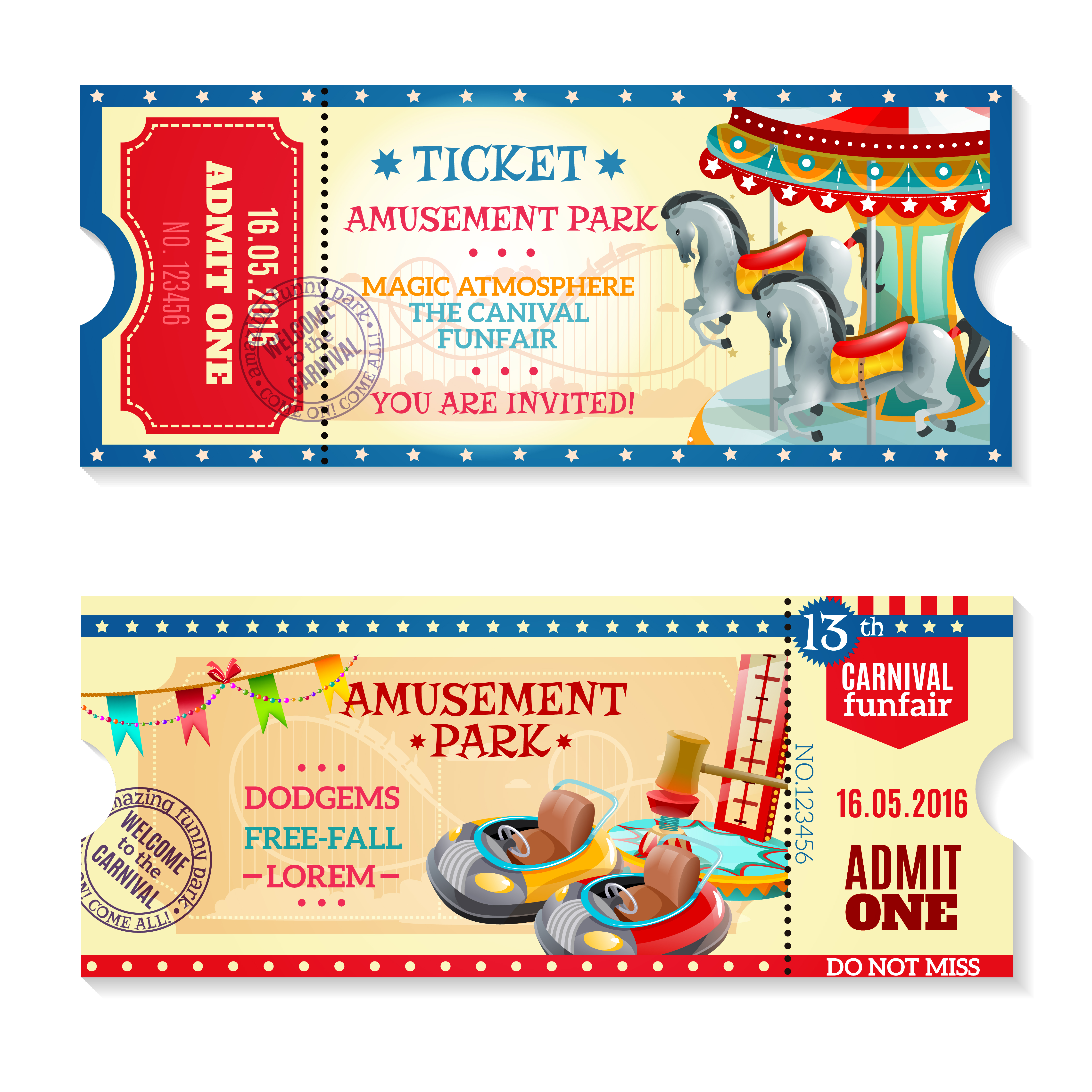 Carnival Ticket Vector At Vectorified.com 