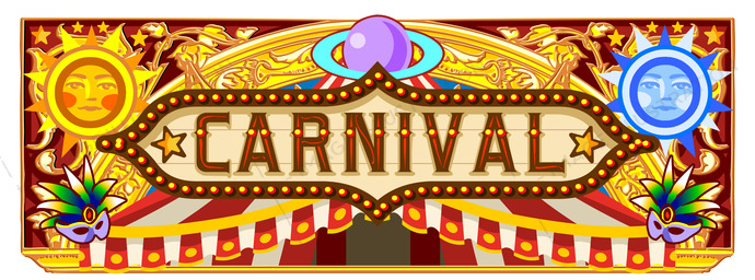 690x256 Carnival Banner For Circus Ticket