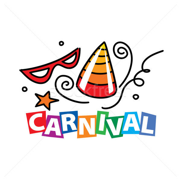 600x600 Carnival Vector Logo Vector Illustration Aleksej Butenkov