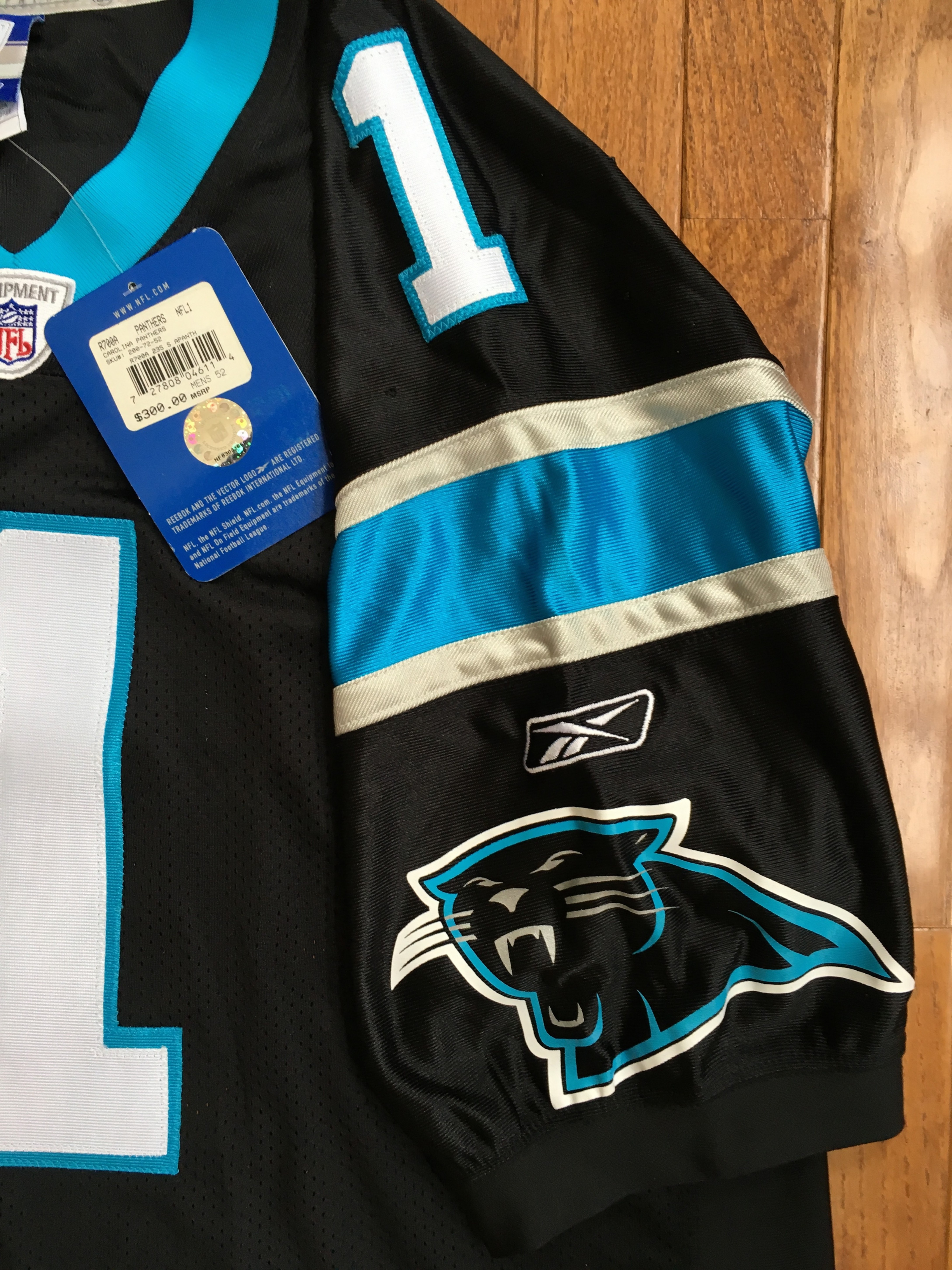 4353x5805 Cam Newton Carolina Panthers Authentic Reebok Nfl Jersey Size