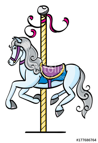 343x500 Carousel Horse Stock Image And Royalty Free Vector