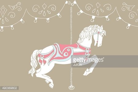 450x300 Hand Drawn Carousel Vector Illustration Premium Clipart