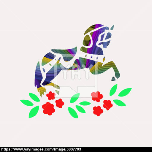 512x512 Carousel Horse Vector