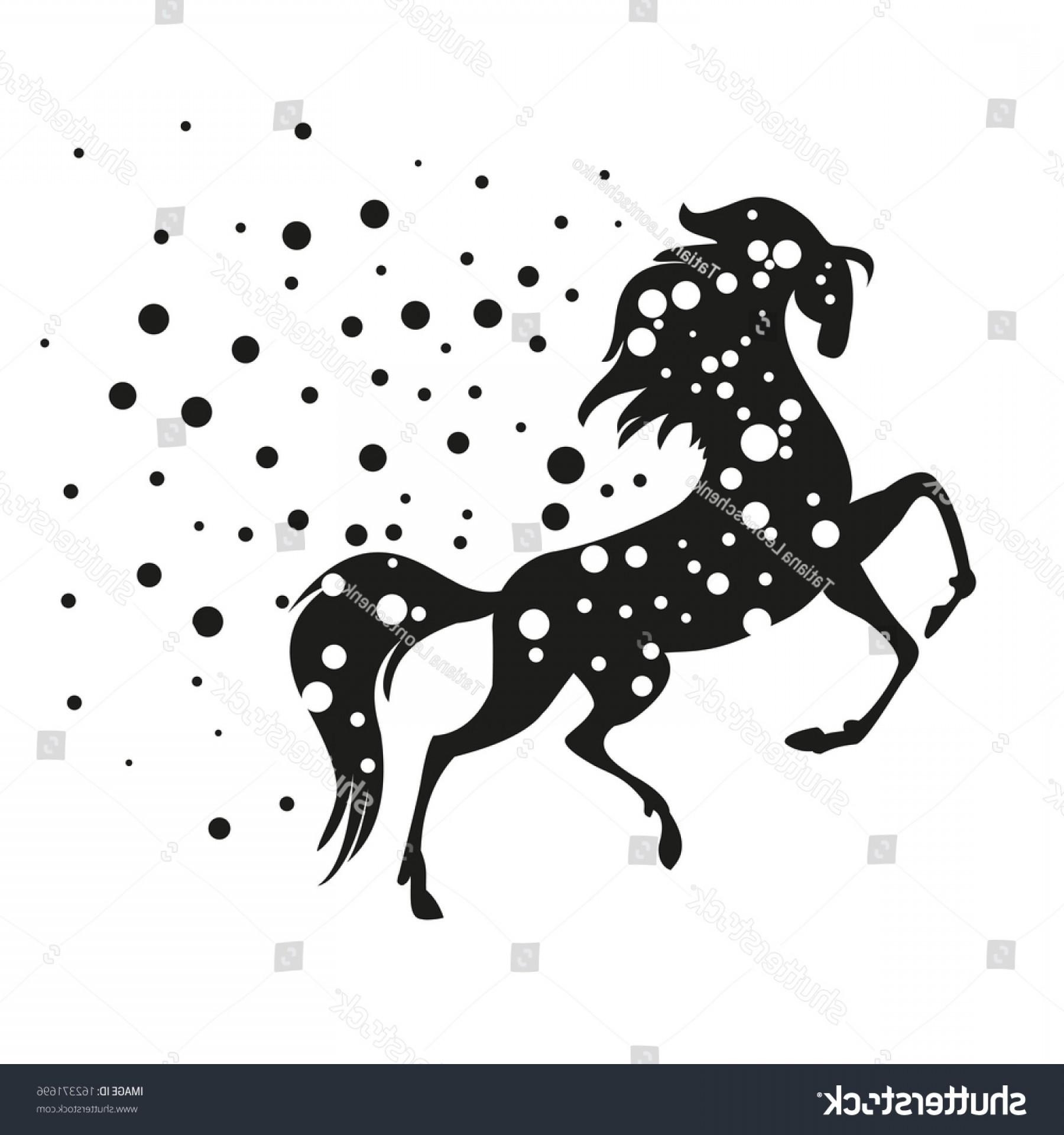 1800x1920 Abstract Black Horse Vector Illustration Handandbeak