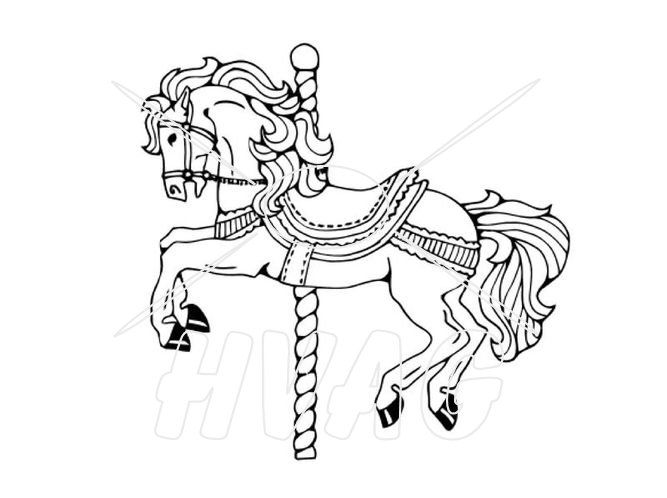 667x498 Carousel Drawings For Carousel Horse Reach Wash System