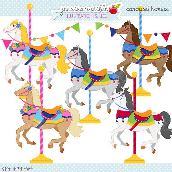 Carousel Silhouette Vector