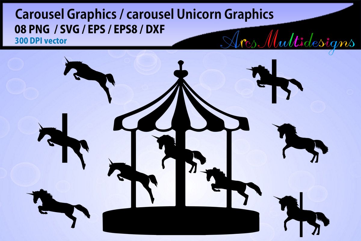 Carousel Silhouette Carousel Unicorn Silhouette 1200x800 Carousel Silhouette Carousel Unicorn Silhouette
