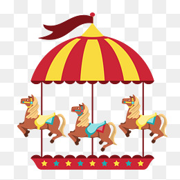Hand Painted Carousel Vector, Hand Paint 260x261 Hand Painted Carousel Vector, Hand Paint