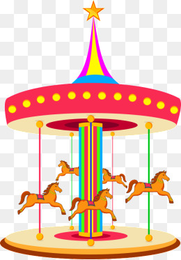 Vector Carousel, Carousel, Playground, P 260x373 Vector Carousel, Carousel, Playground, P