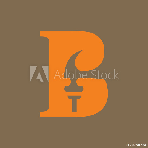 B Carpenter Logo Vector Icon 500x500 B Carpenter Logo Vector Icon