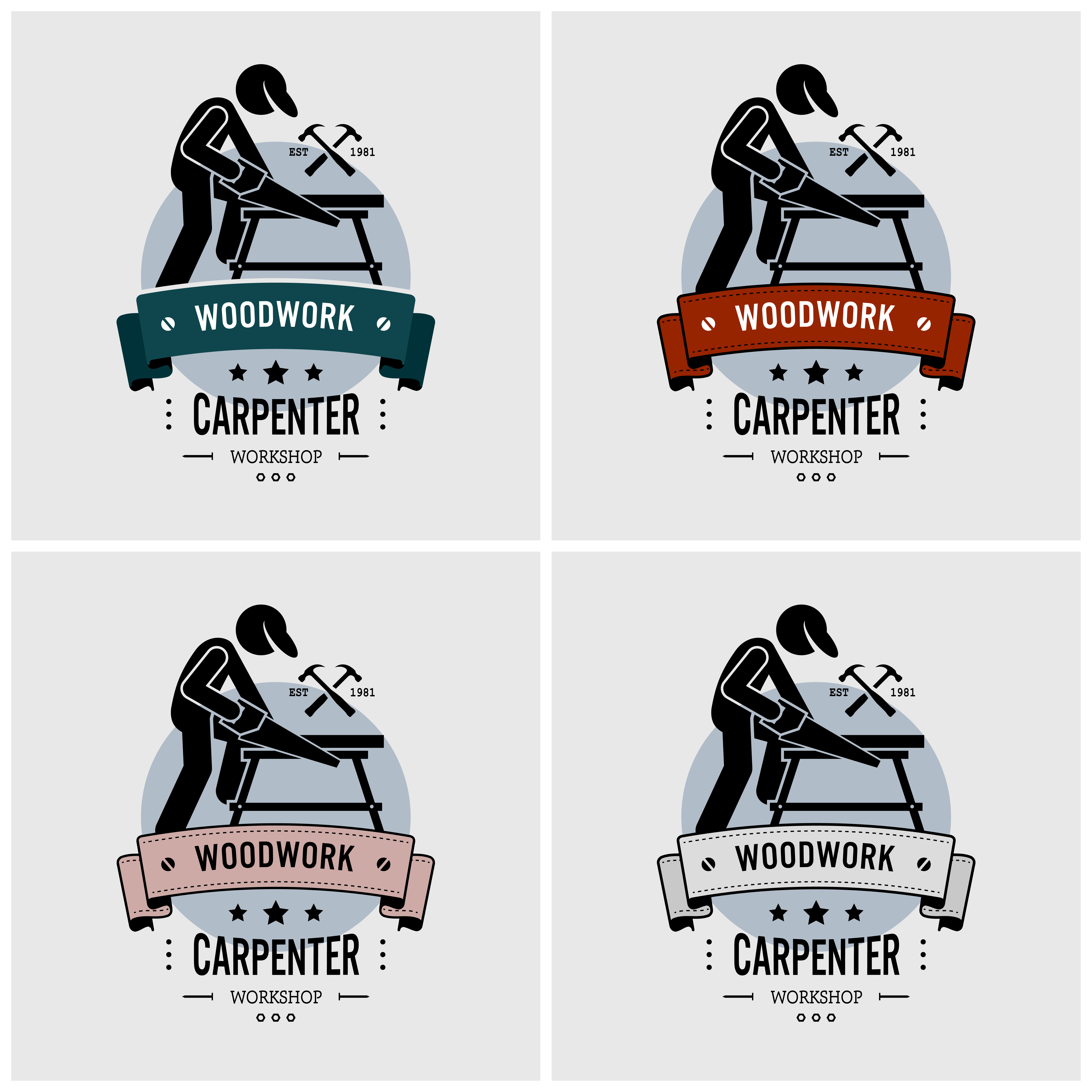 Carpenter Logo Vector At Vectorified.com | Collection Of Carpenter Logo ...