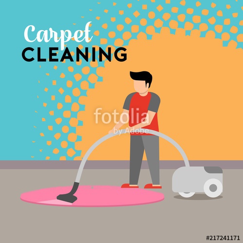 500x500 Carpet Cleaning Illustration Stock Image And Royalty Free Vector