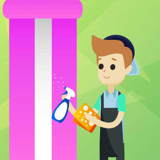 626x626 Carpet Cleaning Illustration Vector Premium Download