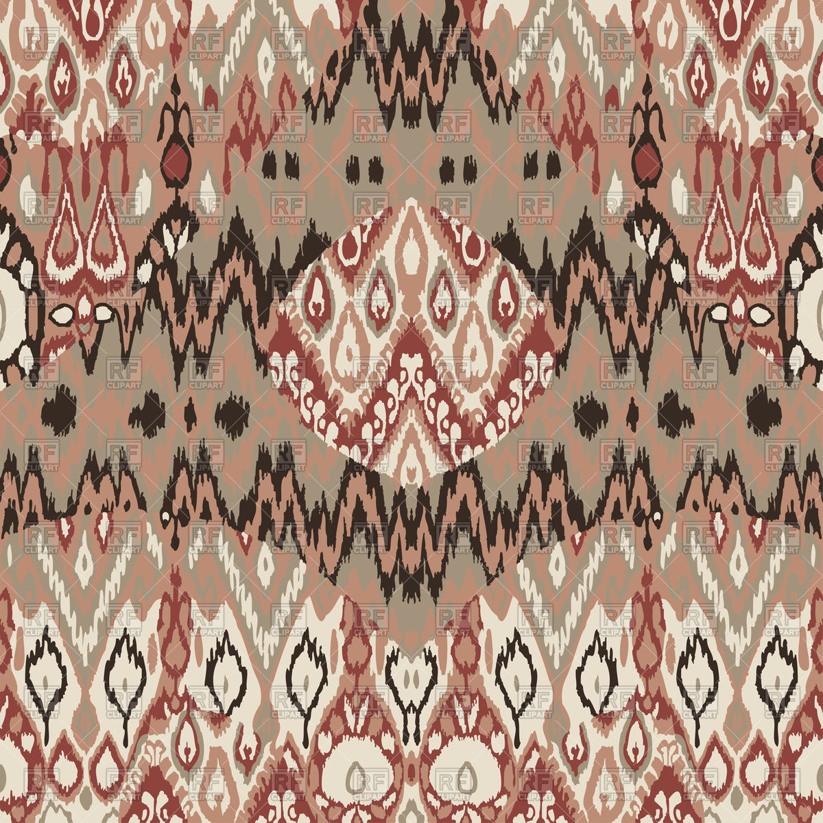 1200x1200 Ethnic Tribal Carpet Pattern Vector Image Of Backgrounds, Textures