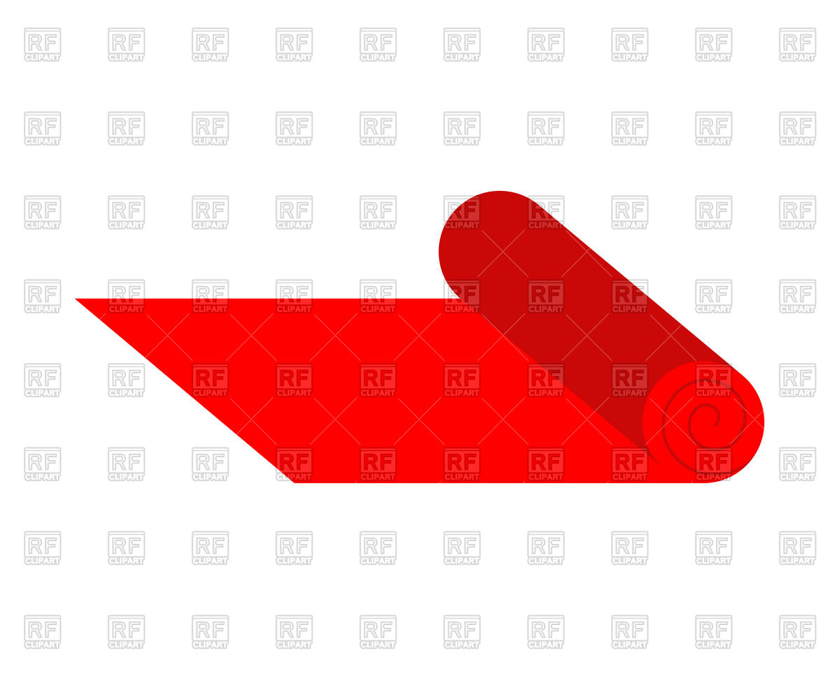 1200x964 Red Carpet On Roll Vector Image Of Objects Maryvalery