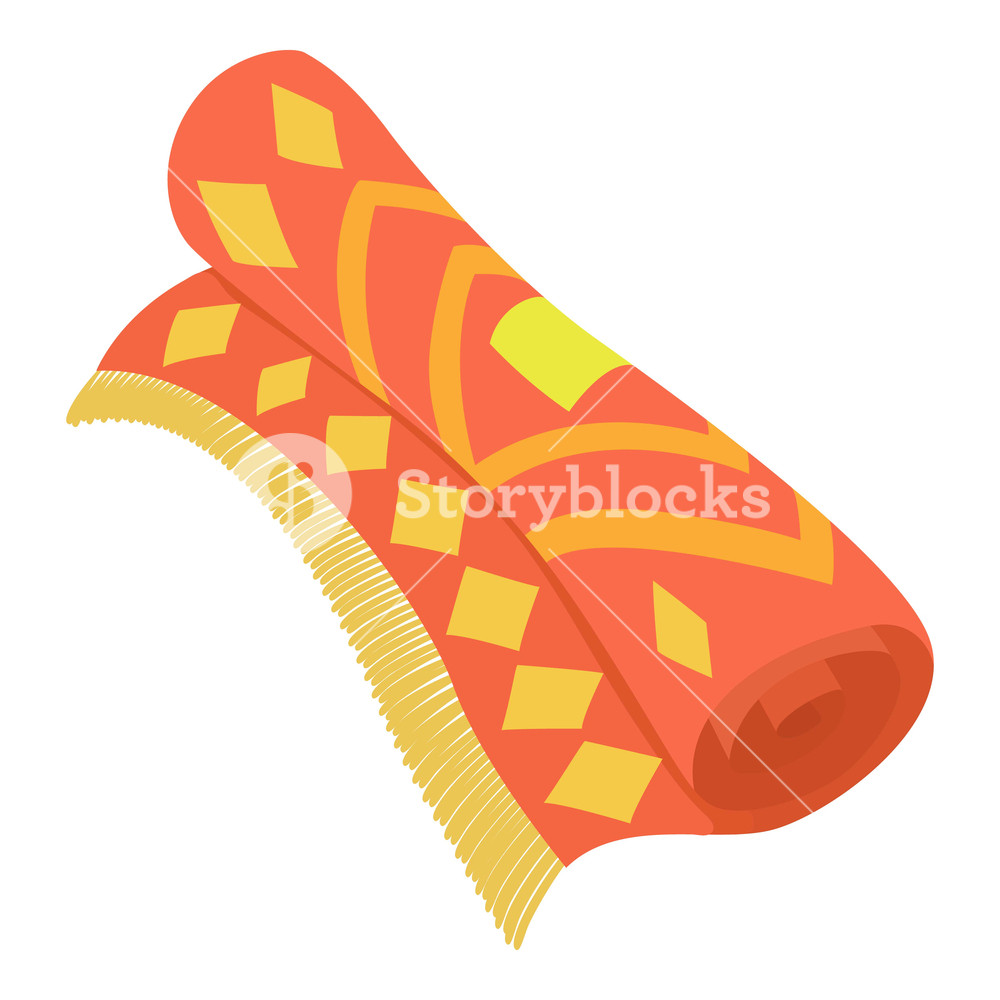 1000x1000 Arabic Carpet Icon Cartoon Illustration Of Arabic Carpet Vector