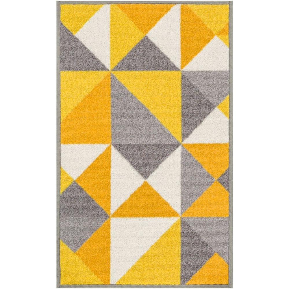 1000x1000 Well Woven Kings Court Vector Gold Ft X Ft Modern Geometric