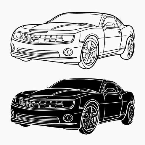 490x490 Carro Camaro Vector Limpio