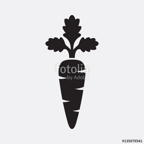 500x500 Carrot Icon Stock Image And Royalty Free Vector On Fotolia