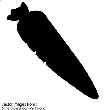 335x355 Download Carrot Silhouette