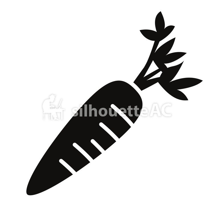 750x750 Free Silhouette Vector This Carrot