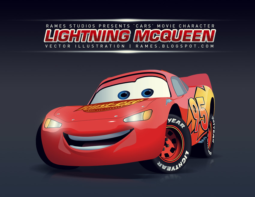 Vector Art Lightning Mcqueen From 'cars' Hi All 850x659 Vector Art Lightning Mcqueen From 'cars' Hi All