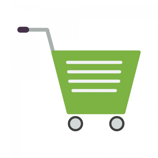 640x640 Shopping Cart Vector Icon, Online Shopping Icon, Shopping Icon