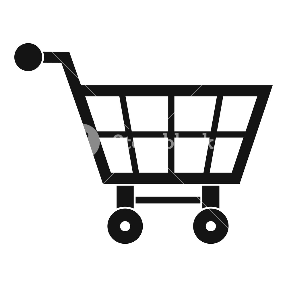 1000x1000 Shopping Cart Icon Simple Illustration Of Shopping Cart Vector