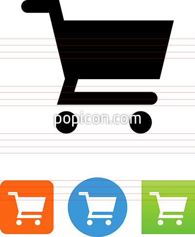400x485 Vector Shopping Cart Icon