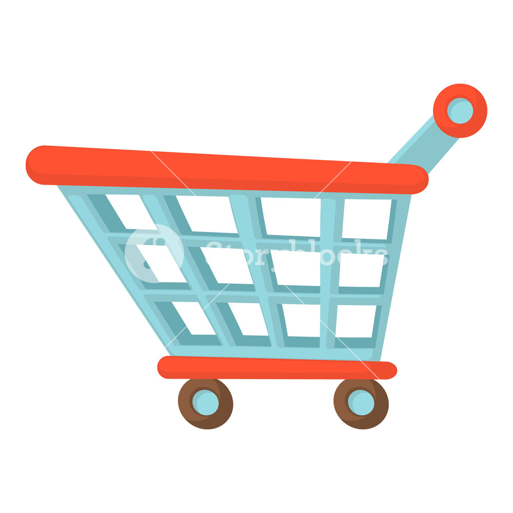 1000x1000 Shopping Cart Icon Cartoon Illustration Of Shopping Cart Vector