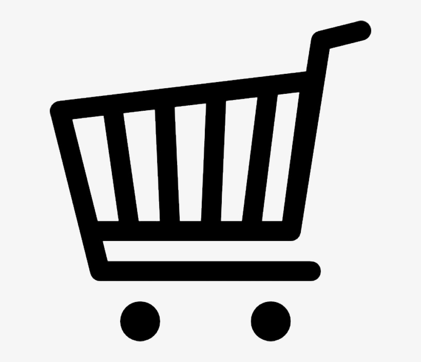 820x706 Grocery Shopping Cart Vector